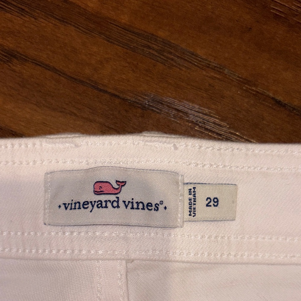 Women’s Vineyard Vines White Wide-Leg Pants 29 - Picture 3 of 7